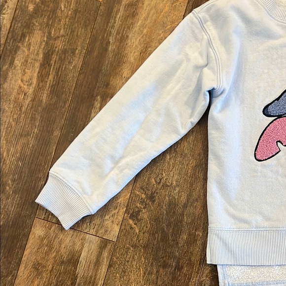 Disney Blue Stitch Sweatshirt Crew Neck - Picture 4 of 12